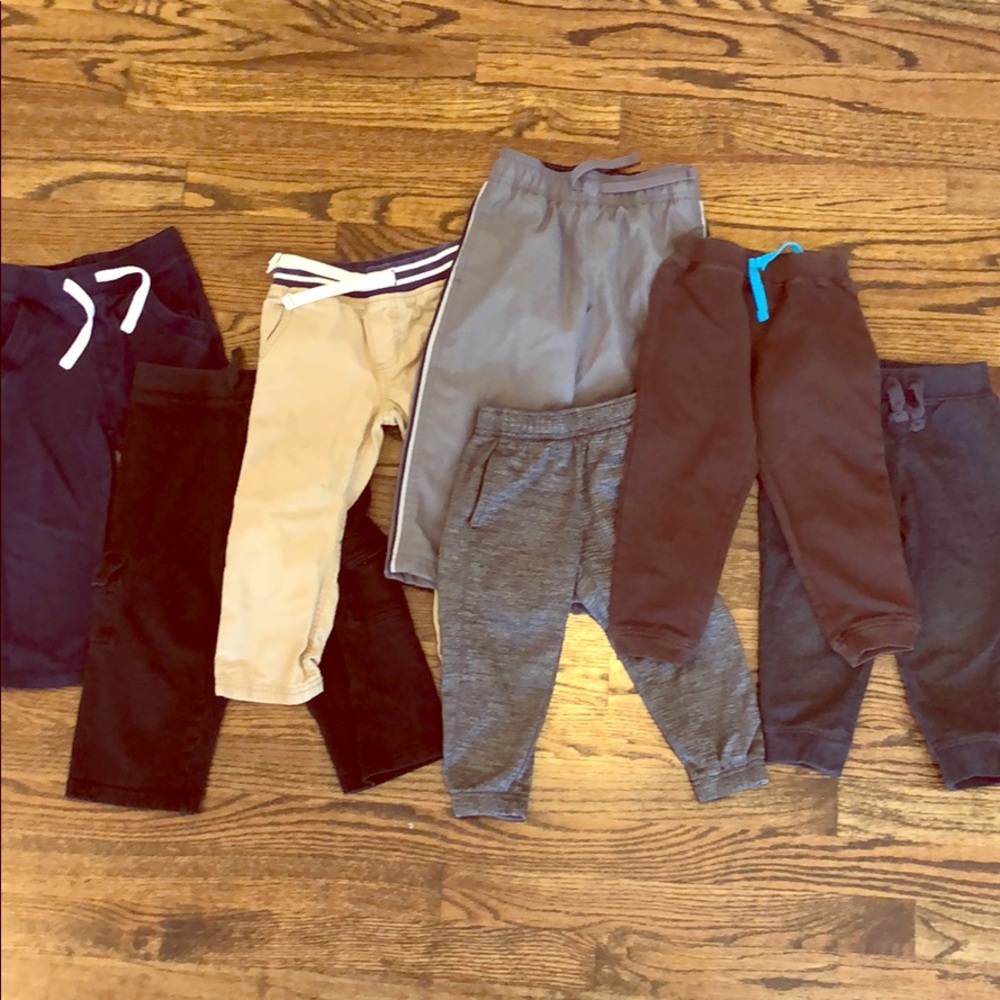 EUC Toddler Boys Pants Set of 7